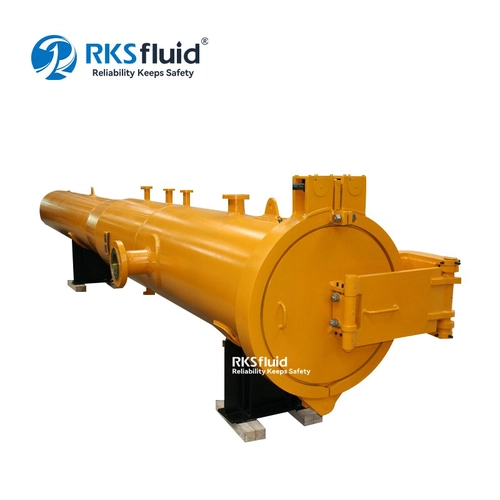 China RKSfluid Fertigung Customized Pig Launcher und Pig Receiver Systems mit Bandverriegelung für Hochdruckrohrleitungsreinigung Hersteller