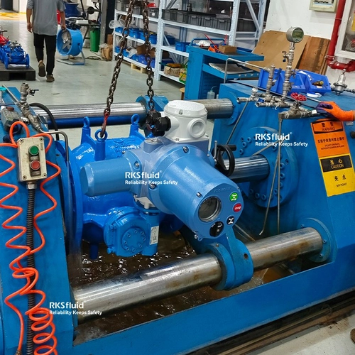 Customizable Piston type flow regulating valve DN1200 PN16 Electric Actuator needle valve for water treatment