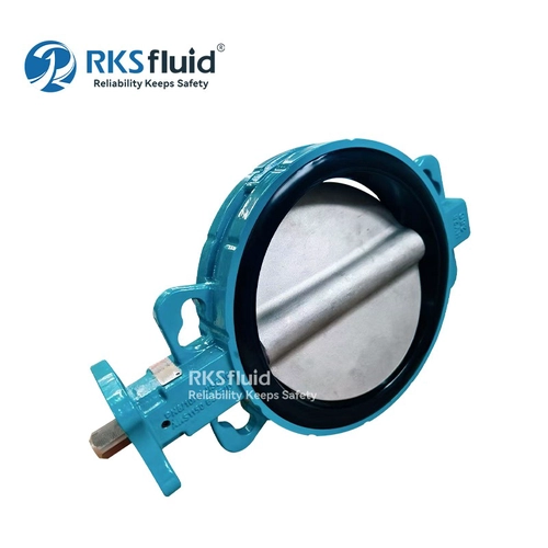 China Factory Price Custom EPDM Seat Wafer Type Butterfly Valve PN16 for Water Treatment manufacturer
