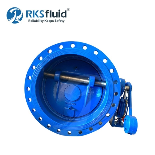 China DIN 3202 Tilting Check Valve DN300 DN600 PN16 with Lever and Counterweight manufacturer