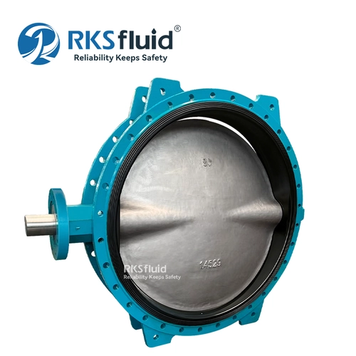 China DN900 PN16 U-Section Flange Butterfly Valve manufacturer