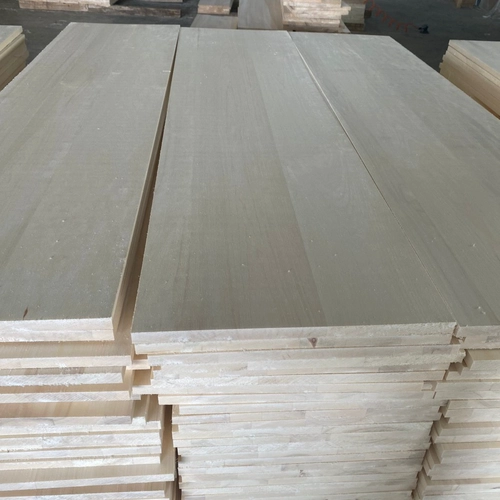 Aspen White Poplar Edge cola painéis com cor agradável para painéis de fabricação de móveis