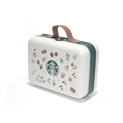 Coffee Gift Tin Box with Handle
