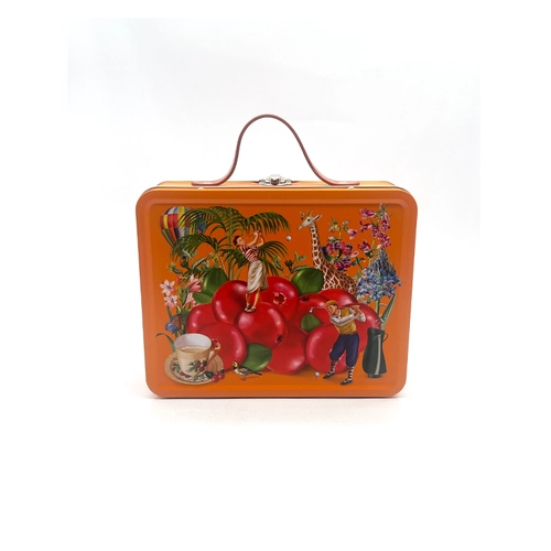 Factory Direct Rectangle Tin Box with Handle