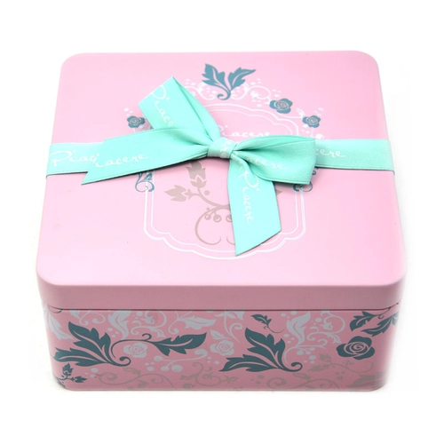 Boîte faite sur commande de bidon de chocolat de Noël de la place 135g