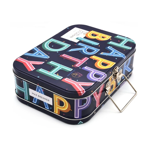Custom Chocolate Gift Handle Tin Box