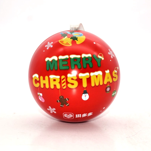 Wholesales Ball Shape Ball Tin Gift Box Biscuit Tin