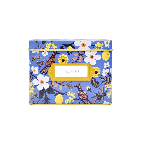 Wholesale Custom Vintage Tin Recipe Box
