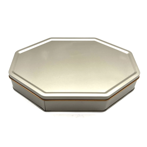 Custom Chocolate Octagon Tin Can