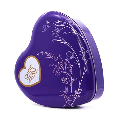 Custom Chocolate Heart Tin Box