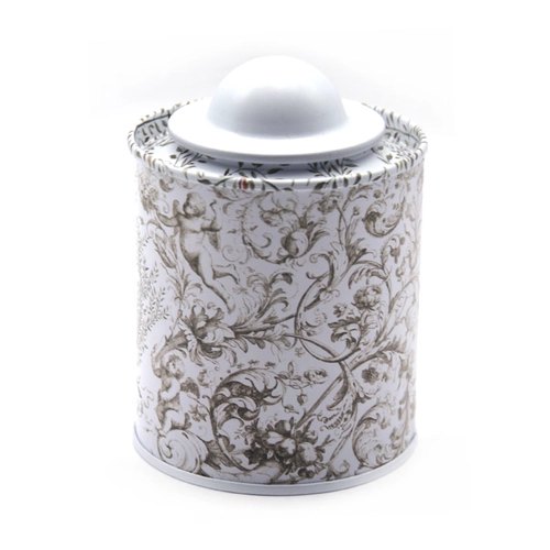 Tin de ceai rotund cu ceai etanș cu ceai de ceai de ceai de ceai de ceai pentru boabe de cafea