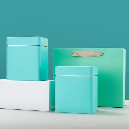 Ready-to-stock wholesale rectangular tin box container