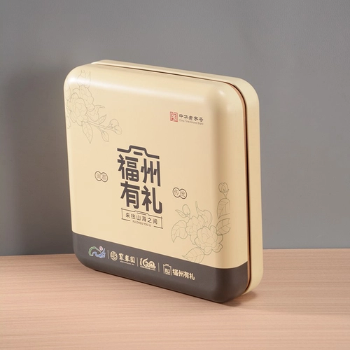 Custom Printed Square Food Tin Box Packaging