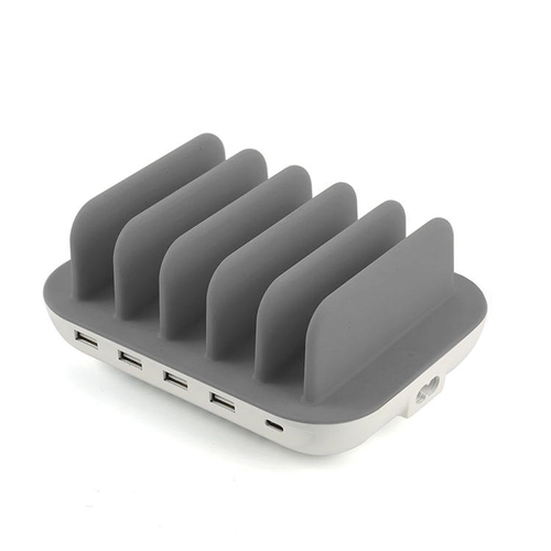 50W Multi-Port-USB-Ladestation-5-Port-Desktop-Smart-Ladegerät für mehrere Geräte | Fabrik OEM -Versorgung
