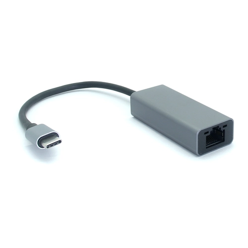 USB Type-C a RJ45 POE Ethernet Adapter | Adaptador de red de 100Mbps y Gigabit | Concha de aleación de aluminio | Cable de cobre con estateado | Fabricante de OEM