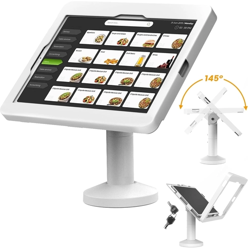 Quiosco con soporte para tableta con cerradura: compatible con iPad de 10,9