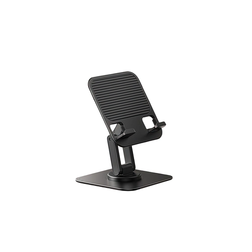 Support de téléphone et de tablette pliable rotatif à 360 ° pour bureau – Support de bureau antidérapant réglable pour appareils de 4,7 à 13 pouces