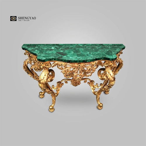 Trung Quốc Bàn Malachite sang trọng Đồ nội thất bằng đá quý cao cấp nhà chế tạo