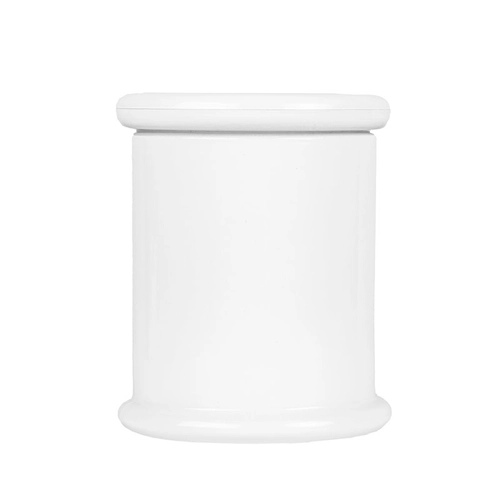 Chine Pot de bougie en verre blanc en vrac de métro pour faire des bougies avec le couvercle plat fabricant