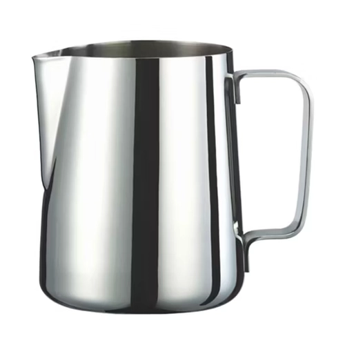 China Stainless Steel Milk Frothing Pitcher with Pouring Spout manufacturer