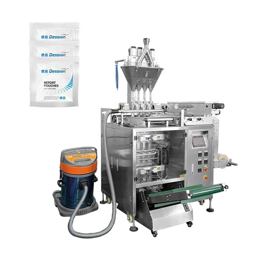 China Vollautomatische Mehrlinien-Verpackungsmaschine mit vierseitiger Versiegelung zum Verpacken von Pulver Hersteller