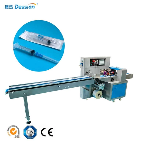 China Auto High Quality Syringe Horizontal Packing Machine Medical packaging machine solutions manufacturer