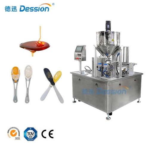 Chine Machine d'emballage automatique de cuillères à miel, Machine de remplissage et de scellage de cuillères à miel fabricant