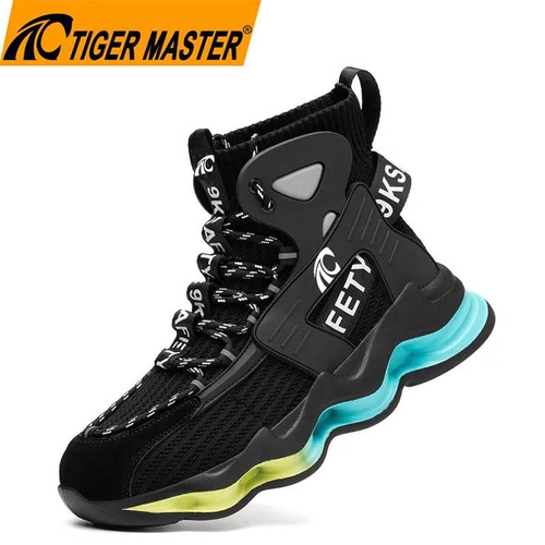 China TM3052 Soft EVA sole fashion sneaker safety shoes for men lightweight steel toe manufacturer