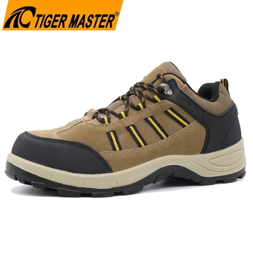 China TM2043 Anti-slip PU Sole Steel Toe Puncture-proof Suede Warehouse Work Shoes manufacturer