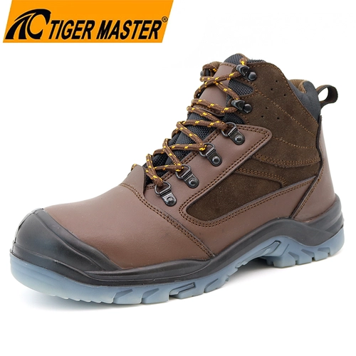 China TM1001 Óleo Resistente a Produtos Químicos TPU Sola Biqueira de Aço Anti-furo Botas de Segurança para Oficina fabricante