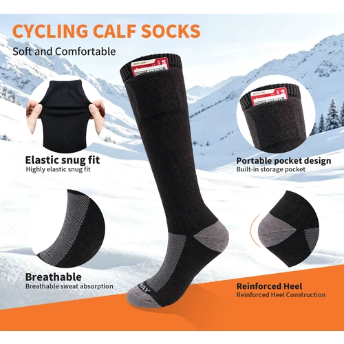 Youth Adult Knitted Thick Nylon Anti-slip Knee High Athletic Soccer Socks with Shin Guard Pocket