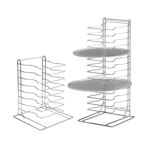 China Custom Stainless Steel Pizza Tray Stand Rack manufacturer