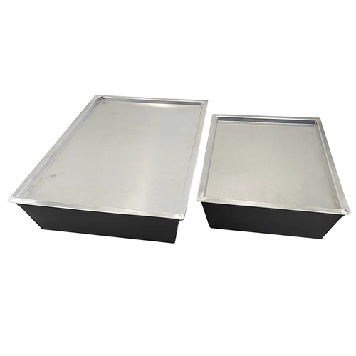 Custom Size Rectangle Non Stick Detroit Pizza Pan with Lid