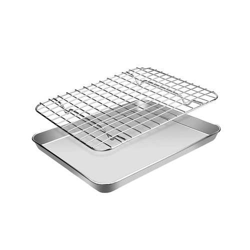 Stainless Steel Baking Sheet with Cooling Rack