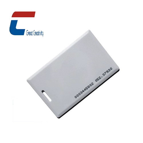 porcelana Tarjetas de identificación de proximidad RFID de 125 kHz en blanco fabricante