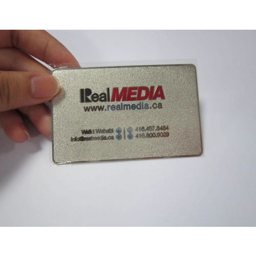 Matt Προσαρμοσμένο μεταλλικά Business Card