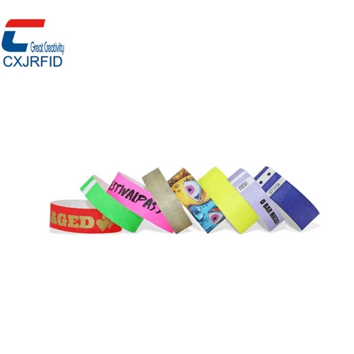 Tyvek 印刷标签礼品腕带 RFID 纸医疗 ID 手链供应商