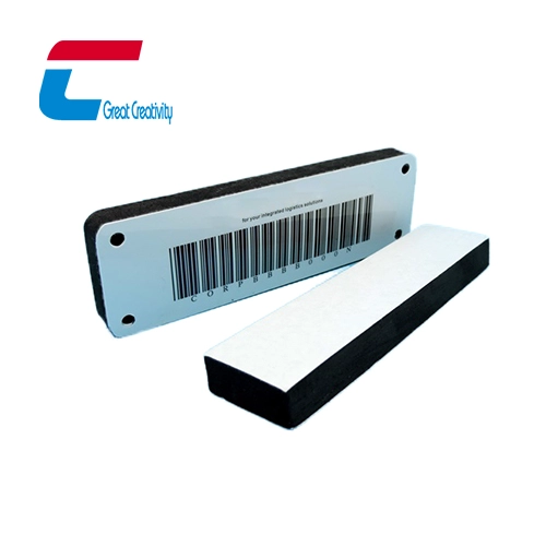 UHF RFID 자산 추적 용 반 금속 폼 태그