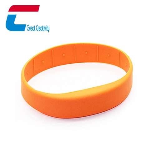 Custom OEM RFID Rubber Wristbands For Events