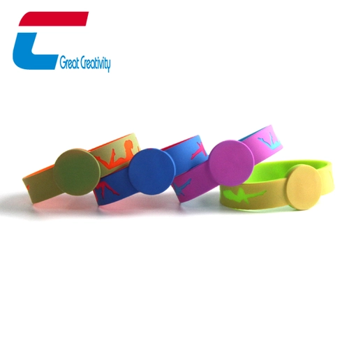 Newest Customized RFID Silicone Wristband For Access Control