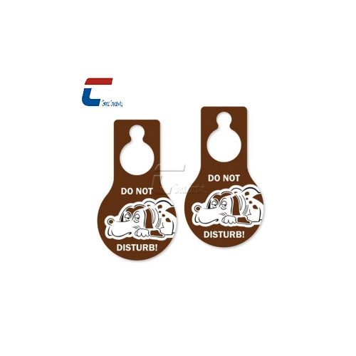 China pvc do not disturb door hanger manufacturer