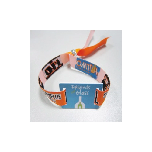 réutilisables pvc Bracelet tissu nfc