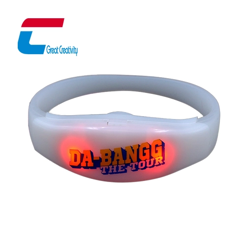 Silikon-LED-Licht-Armband für Konzerte