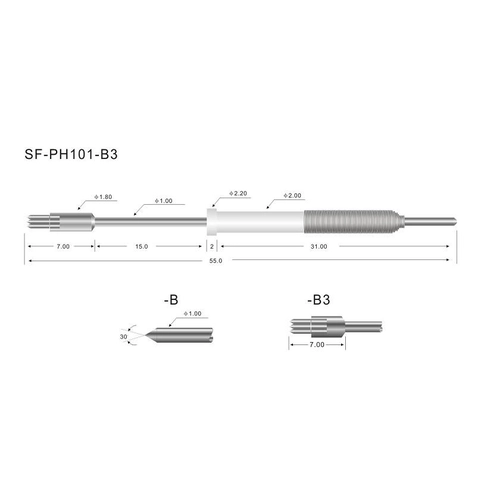 FCT test probe pin SF-PH101-B3