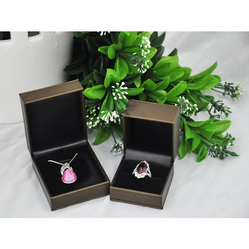 2014 Design High-End-Qualität Leder-Box für Schmuck Verpackung durch China-Lieferant