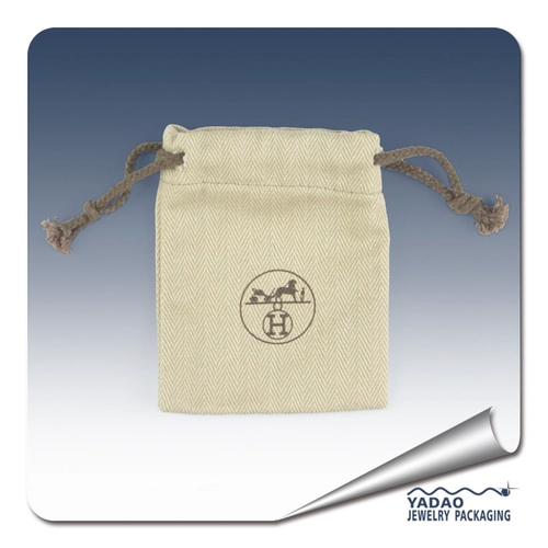 Jóias atrativo exibição Embalagem Bolsa com cordão de veludo com logotipo do presente da jóia Bolsas Fabrica