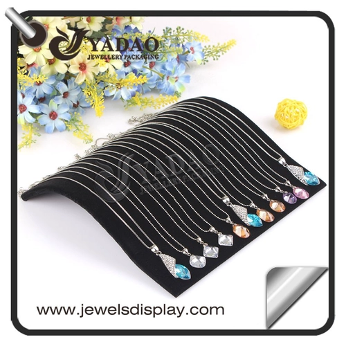 Beautiful black acrylic necklace pandent display stand holder made in China