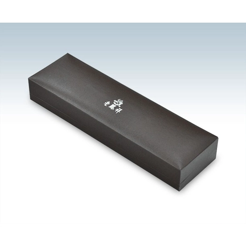 Marrone Colore similpelle gioielli packaging con logo argento per gioielleria
