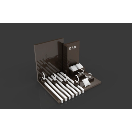 China wholesale watch display stand for watches, wood material lacquer finish watches display stand jewelry display showcase