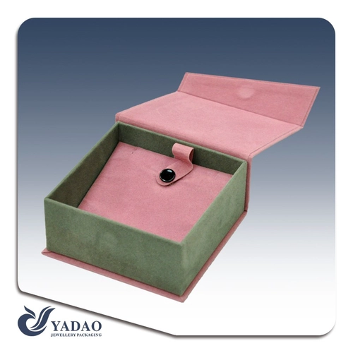 Chinesische Schmuck-Display Hersteller von Luxus-Beauty-rosa Hartpapier Schmuck Truhen und Kästen für Schmuck und Geschenkartikelladen und Ladentheke Show und Dekoration mit Logo